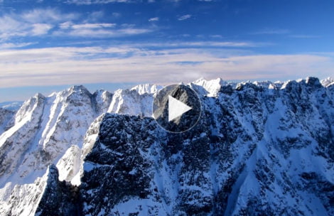 Przelot nad Tatrami – piękne nagranie ze śmigłowca TOPR