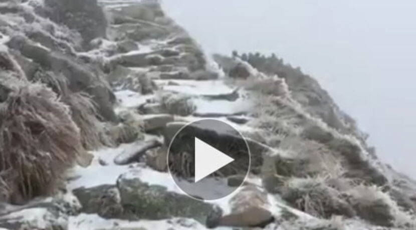 Uwaga na „szklane góry”! Szlaki w Tatrach bardzo śliskie (FILM)