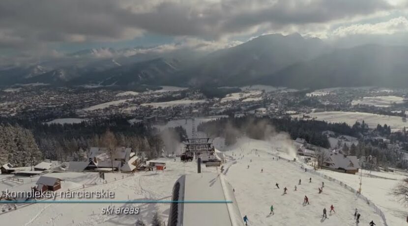 Piękne Tatry i Podhale w zimowej scenerii (FILM)