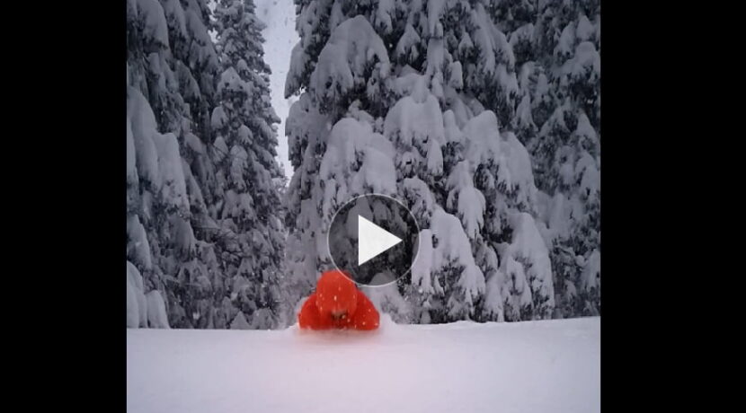 W Tatrach śniegu tyle, że można w nim się kąpać! (FILM)