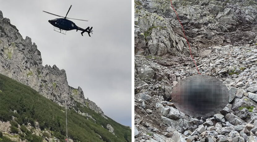 Tragedia w Tatrach. Taternik spadł 250 metrów, zginął na miejscu