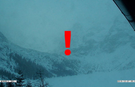 Uwaga na lawiny w Tatrach! Nie wychodźcie w zagrożone rejony