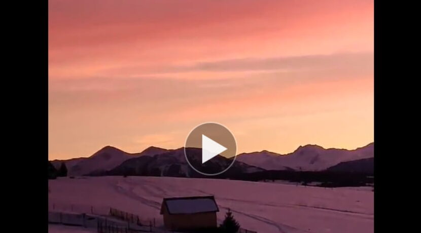 Niebo zapłonęło! Tak wyglądał dzisiejszy zachód słońca nad Tatrami (FILM)