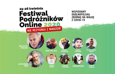 Festiwal Podróżników Online „Nie rezygnuj z marzeń” – już w najbliższy weekend!