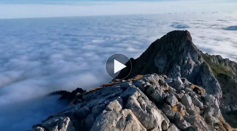 Morze chmur pod stopami. Niesamowite widoki dziś na Giewoncie (FILM)