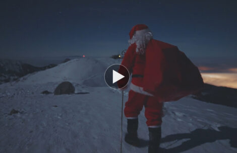 Święty Mikołaj na Kasprowym Wierchu. Zobaczcie co robił nocą w Tatrach (FILM)