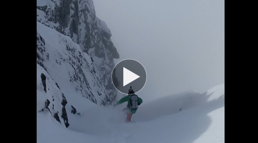 Tak wyglądał moment obrywu lawiny, która porwała snowboardzistę na Rysach (FILM)