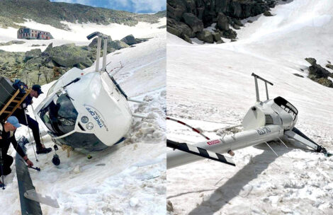 Wypadek śmigłowca w Tatrach. Maszyna rozbiła się pod Rysami