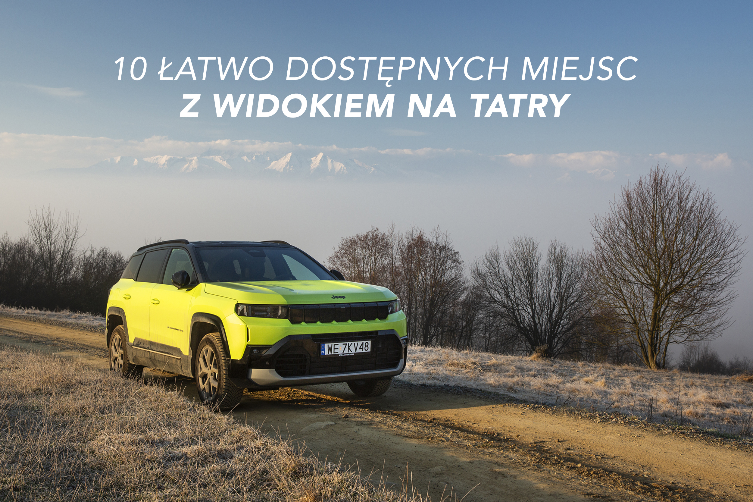 10 łatwo dostępnych miejsc z widokiem na Tatry